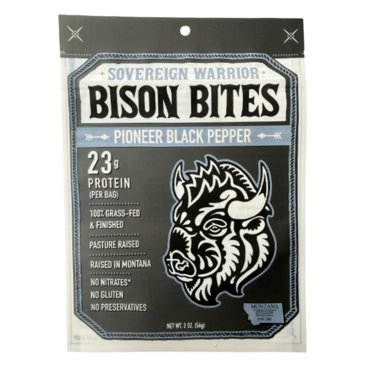 Pioneer - Black Pepper Bison Bites