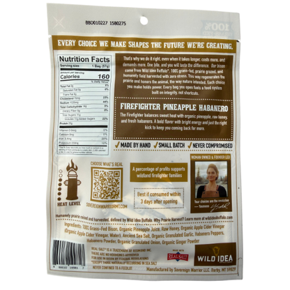 Firefighter - Pineapple Habanero Bison Jerky