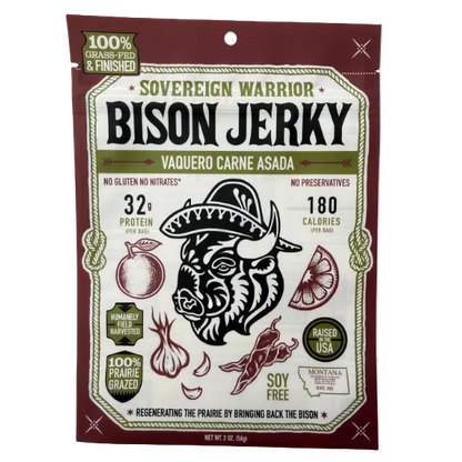 Vaquero Carne Asada Bison Jerky