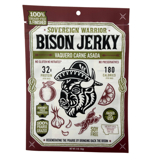 Vaquero Carne Asada Bison Jerky